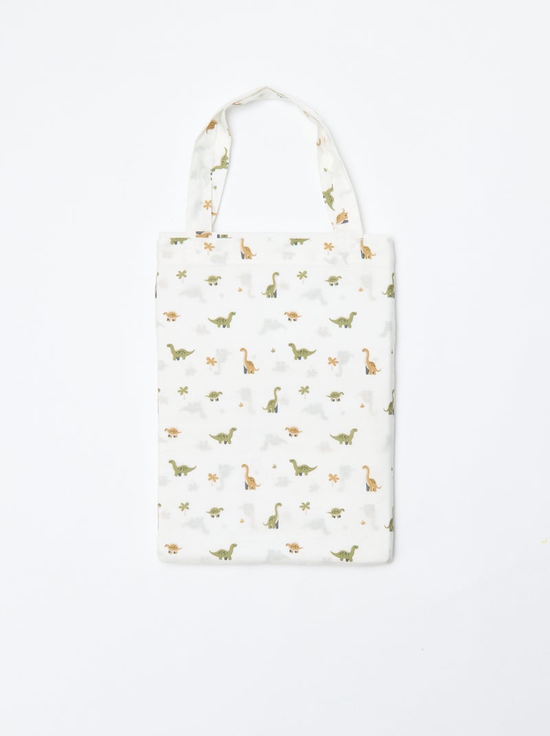 1-persoons dekbedovertrekset (80x120cm) - Kiabi Home Biege - Kiabi