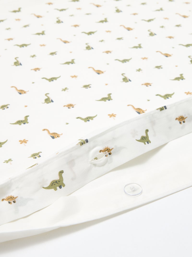 1-persoons dekbedovertrekset (80x120cm) - Kiabi Home Biege - Kiabi