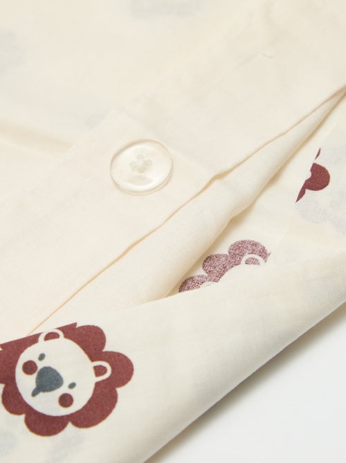 1-persoonsbeddengoedset (80x120cm) - Kiabi Home - Kiabi