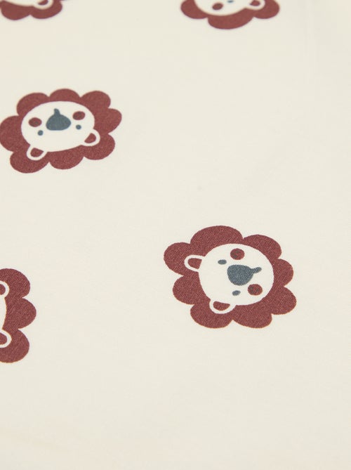 1-persoonsbeddengoedset (80x120cm) - Kiabi Home - Kiabi