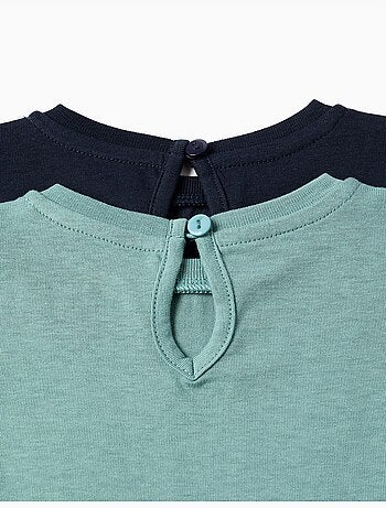1 t-shirts met lange mouwen met kunstprints