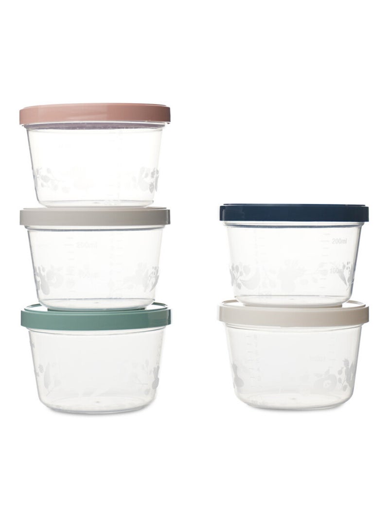 10 boîtes de conservation 250ml Transparent - Kiabi