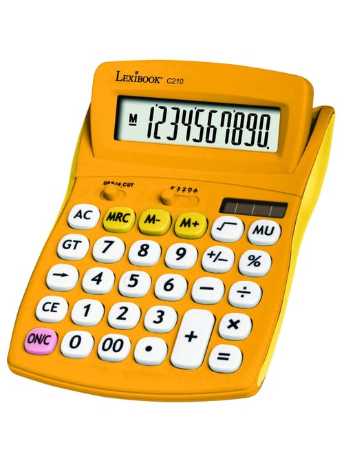 10-cijferige yellow zakrekenmachine met rubberen afwerking - Kiabi 10-cijferige yellow zakrekenmachine met rubberen afwerking - Kiabi