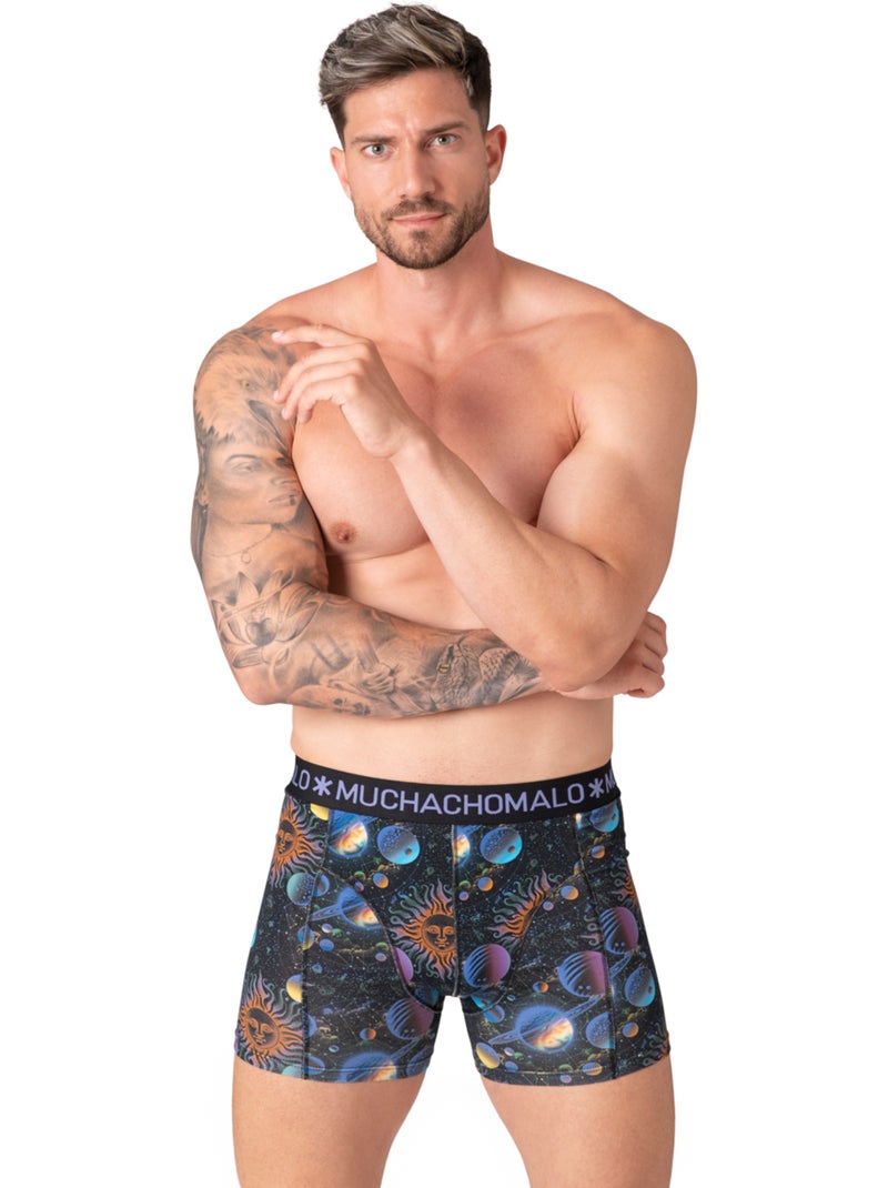 10 pack Muchachomalo boxershorts Blauw Zwart - Kiabi