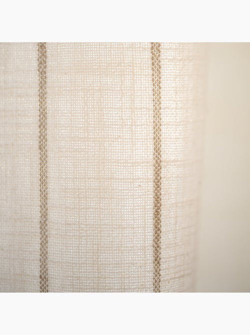 100% katoenen gordijn met beige strepen lourmarin - Kiabi 100% katoenen gordijn met beige strepen lourmarin - Kiabi