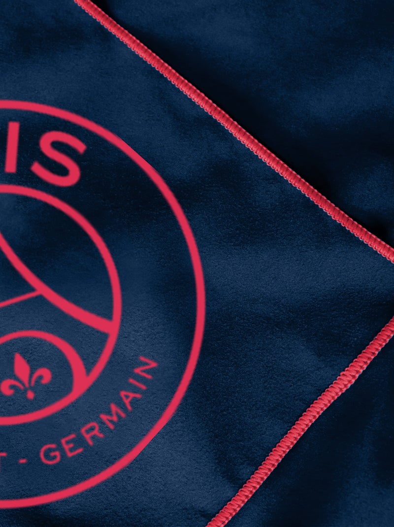 100% polyester bad- en strandhanddoek, psg neored Nachtblauw - Kiabi