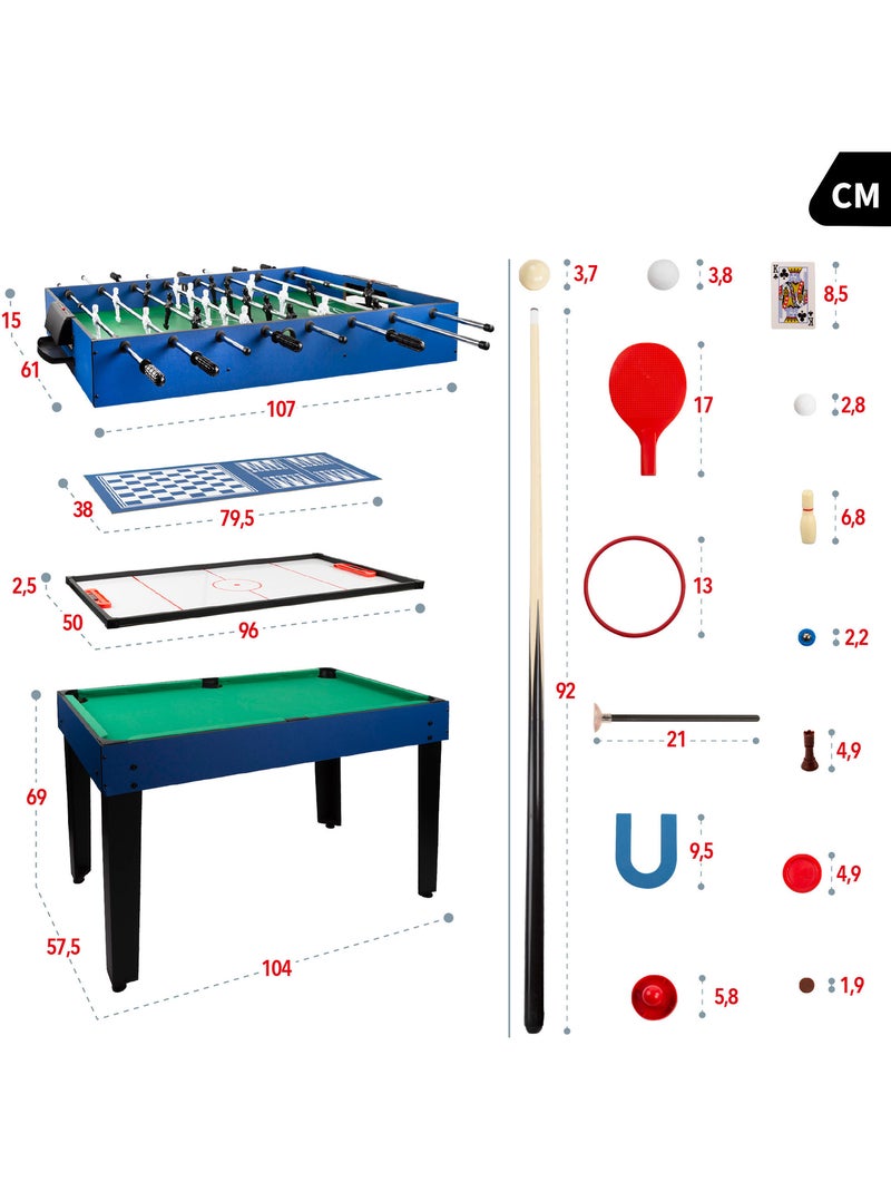 12-in-1 multi-game biljarttafel cb games N.v.t. - Kiabi