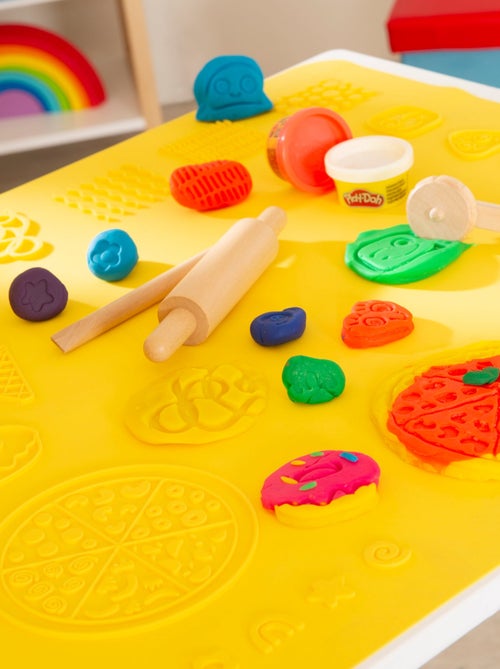 12 potjes boetseerklei + speelmat en accessoires 'roba x Play-Doh' - Kiabi