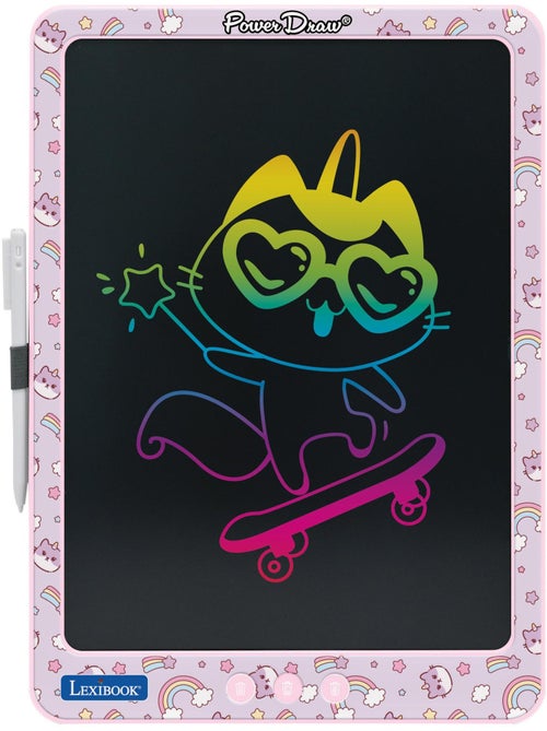 14’’ meerkleurige leer- en teken-e-ink-tablet met sjablonen accessory-drawing pen - Kiabi 14’’ meerkleurige leer- en teken-e-ink-tablet met sjablonen accessory-drawing pen - Kiabi