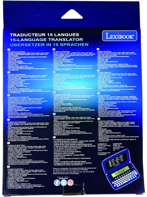 15-talen elektronische zaktranslator - Kiabi 15-talen elektronische zaktranslator - Kiabi