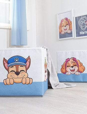 2 Bacs de rangement pliants pour chambre enfant Paw Patrol ROBA