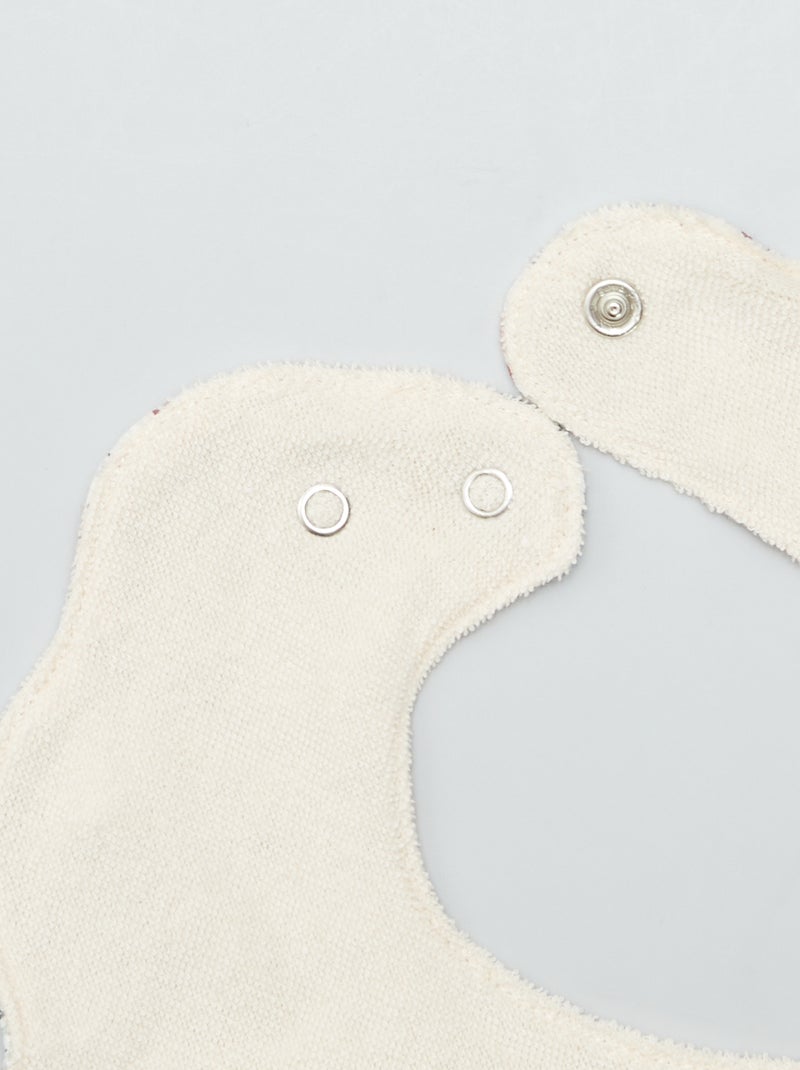 2 bavoirs Rouge - Kiabi