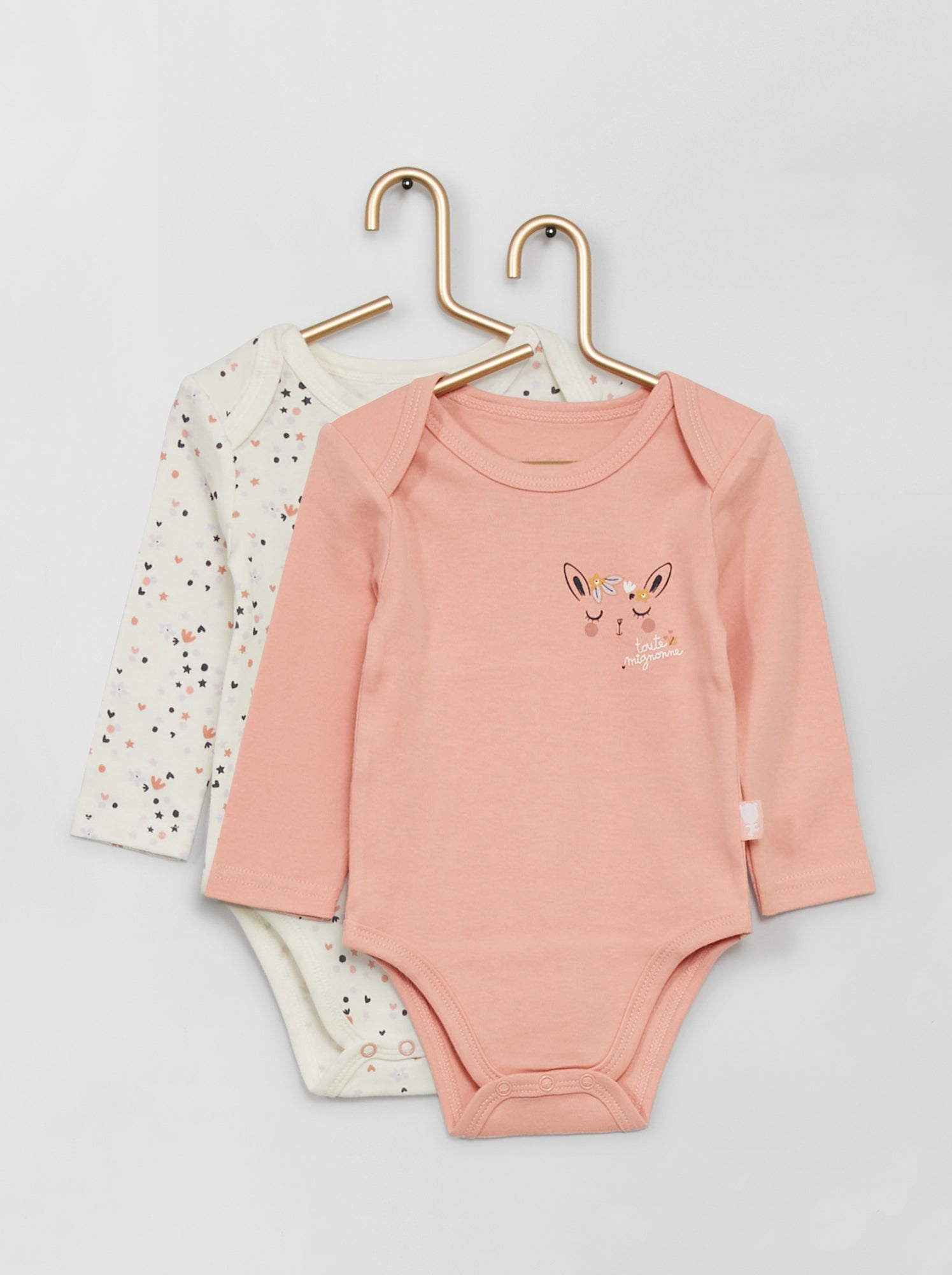 Lot 2 Bodies Coton Petit Béguin - Lot De 2 Bodies Bébé à Bretelles