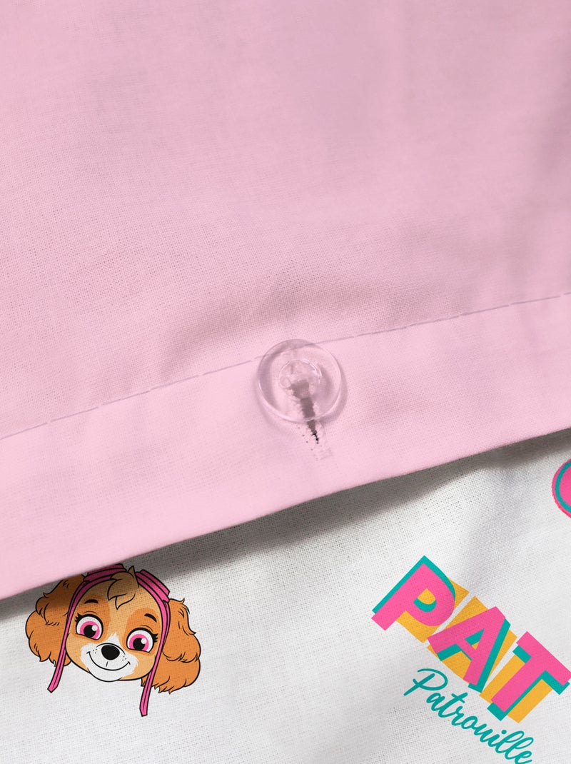 2-delige 1-persoons dekbedovertrekset 'Paw Patrol': dekbedovertrek + kussensloop Rose - Kiabi