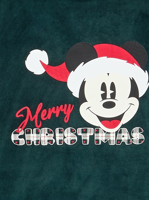 2-delige Disney 'Mickey' fleecepyjama - T-shirt met lange mouwen + broek - Kiabi