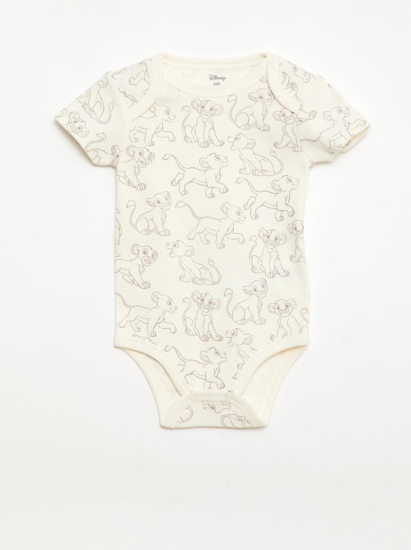 2-delige 'Disney' nachtset: slaappak en body Geel - Kiabi