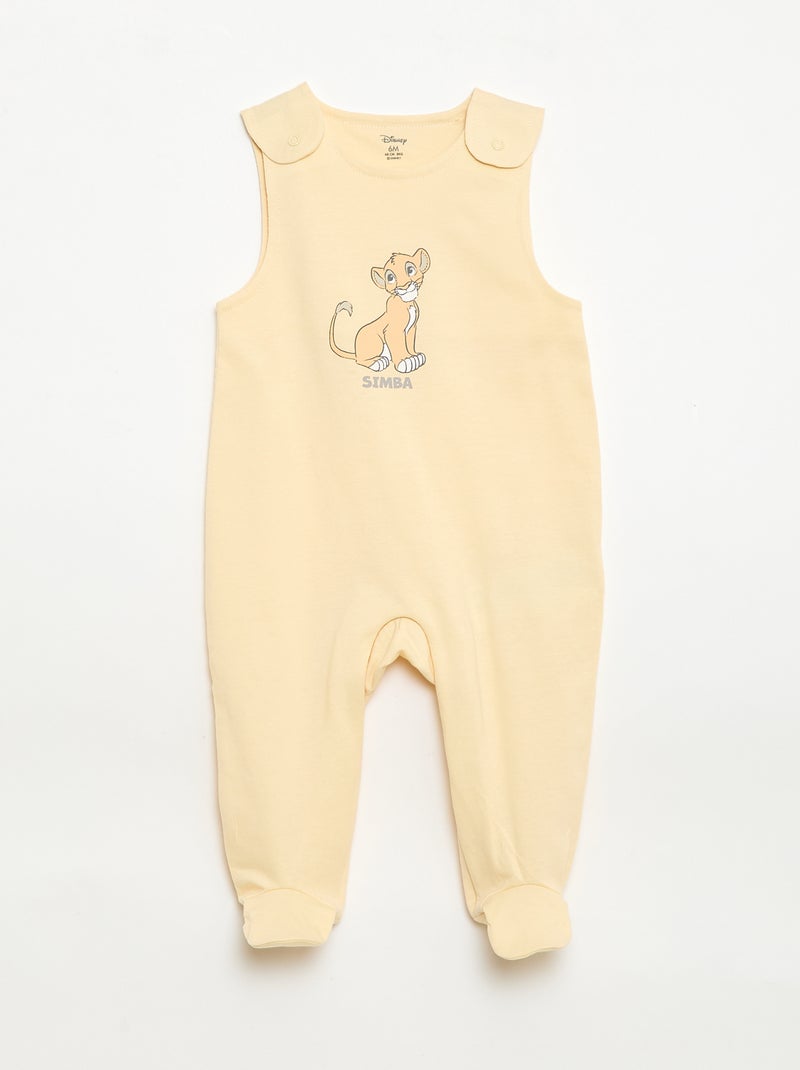 2-delige 'Disney' nachtset: slaappak en body Geel - Kiabi