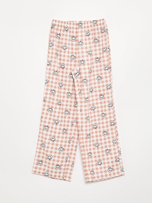 2-delige Disney-pyjama - T-shirt met lange mouwen + broek - Kiabi 2-delige Disney-pyjama - T-shirt met lange mouwen + broek - Kiabi