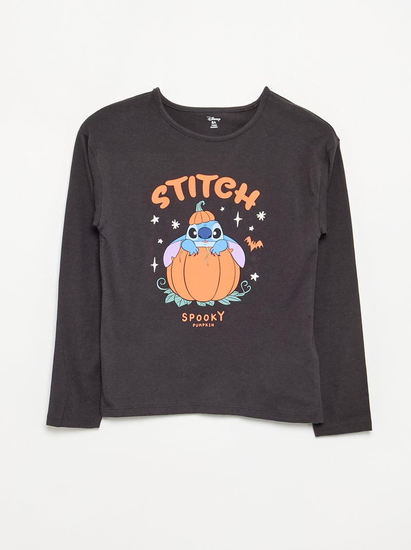 2-delige 'Disney' pyjamaset: T-shirt met lange mouwen en lange broek Zwart - Kiabi