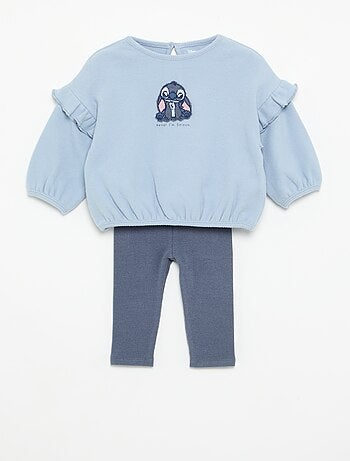 2-delige 'Disney'-set - Sweatshirt met volantjes + legging