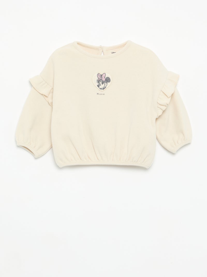 2-delige 'Disney'-set - Sweatshirt met volantjes + legging Rose - Kiabi