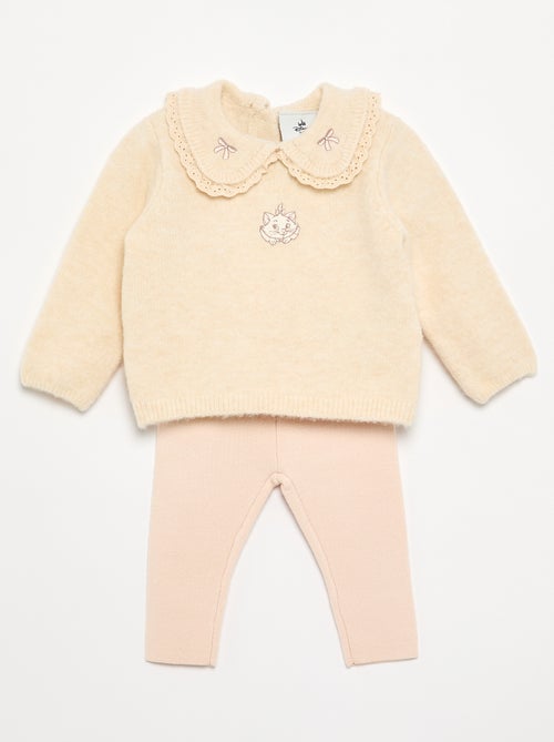 2-delige 'Disney'-set van gebreide stof - trui + legging - Kiabi 2-delige 'Disney'-set van gebreide stof - trui + legging - Kiabi