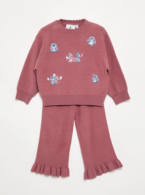 2-delige 'Disney' 'Stitch' set - trui en broek - Kiabi