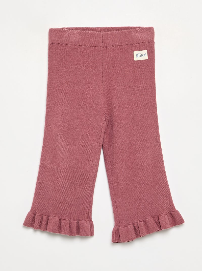 2-delige 'Disney' 'Stitch' set - trui en broek Rose - Kiabi