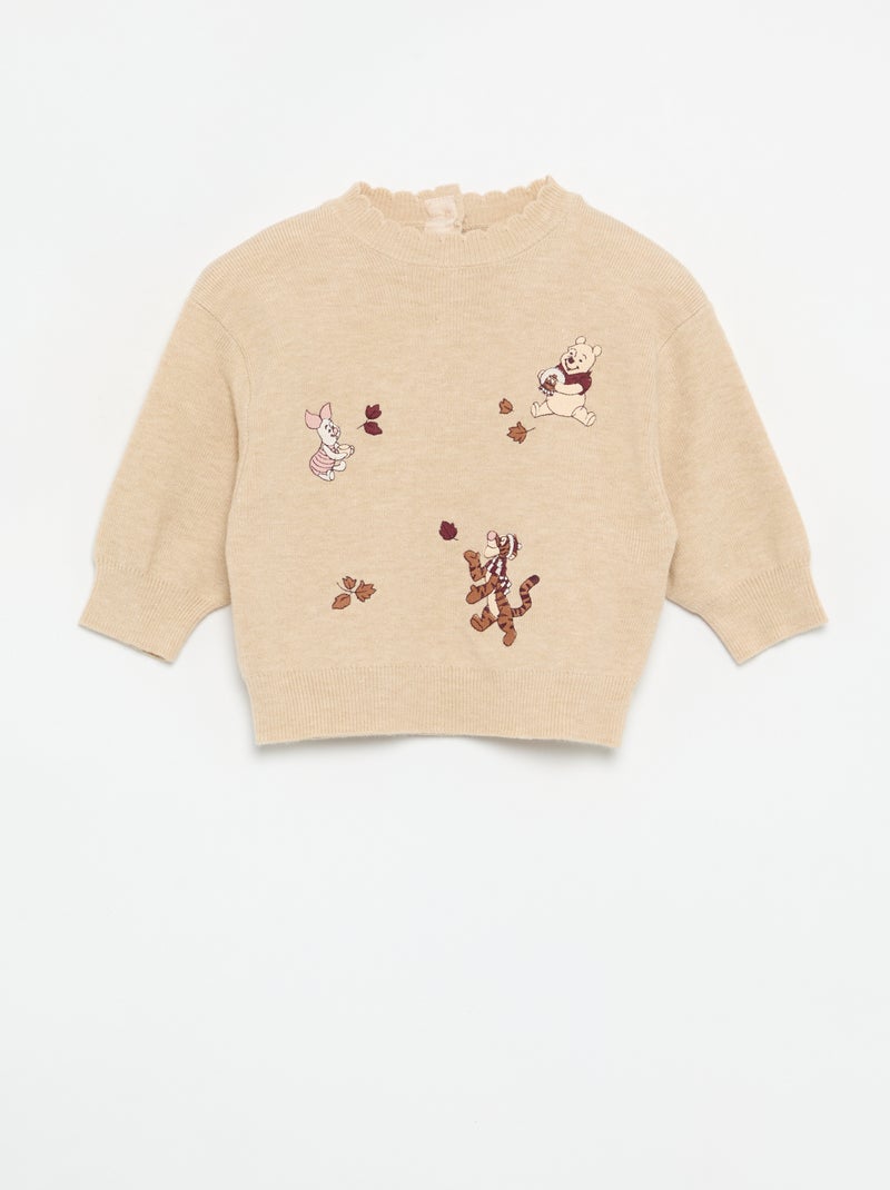 2-delige 'Disney' 'Winnie'-set - Trui + legging Biege - Kiabi