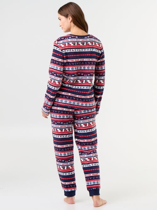 2-delige fleece pyjamaset - Kiabi 2-delige fleece pyjamaset - Kiabi