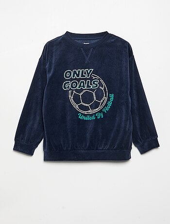 2-delige fleecepyjama - sweatshirt en broek