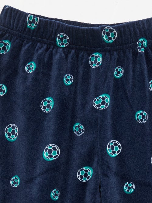 2-delige fleecepyjama - sweatshirt en broek - Kiabi