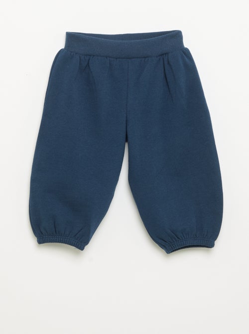 2-delige fleeceset - sweatshirt + sporttraining - Kiabi