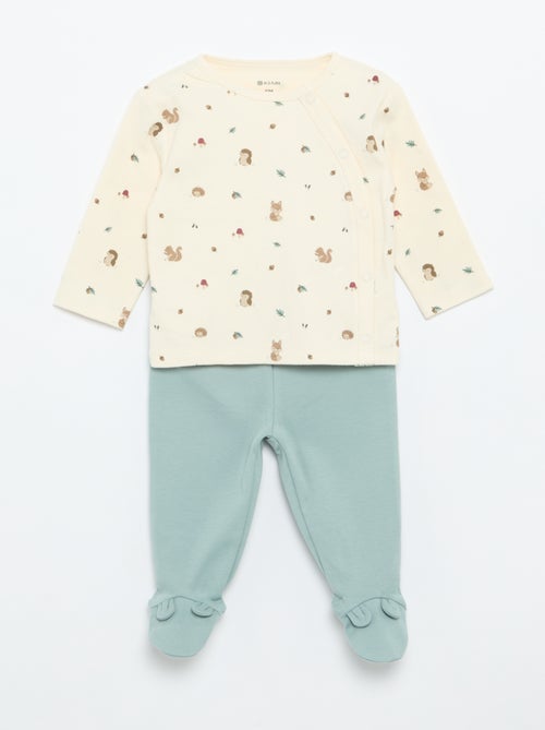 2-delige interlock pyjamaset - Kiabi
