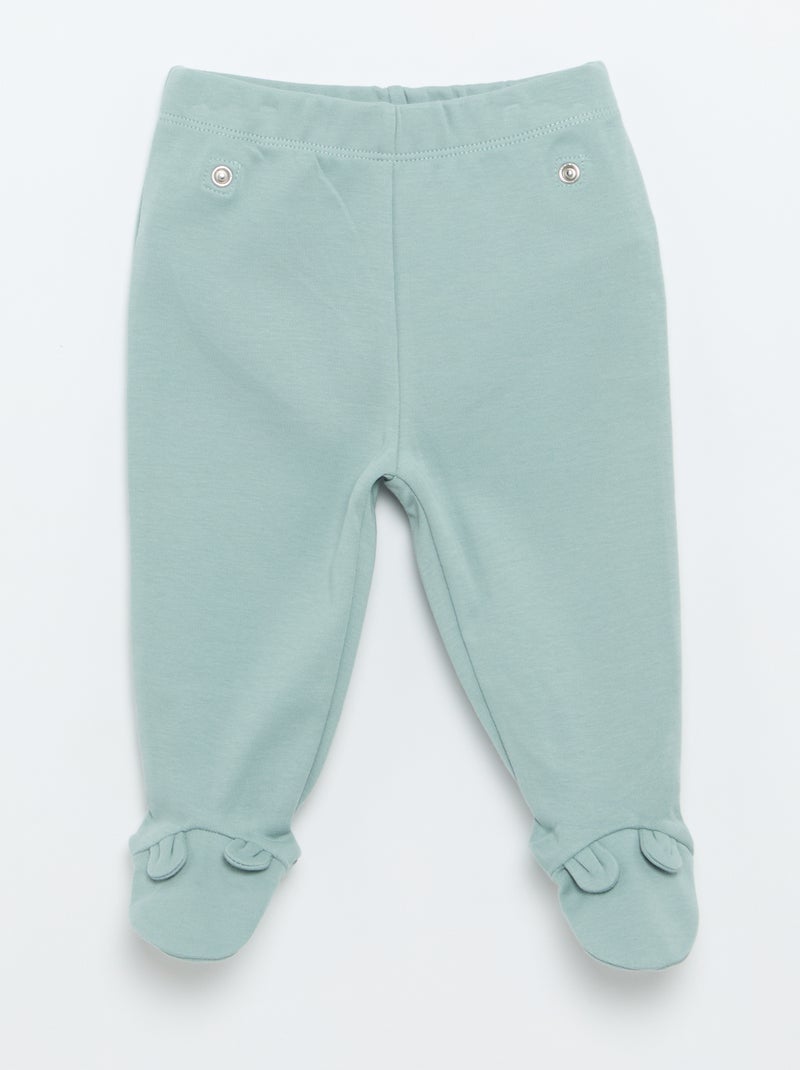 2-delige interlock pyjamaset Blauw - Kiabi