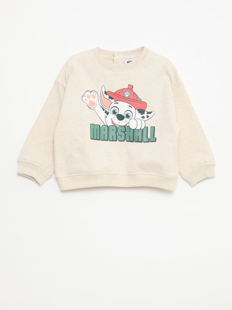 2-delige jogging set van fleece 'Pat' Patrouille' Biege - Kiabi