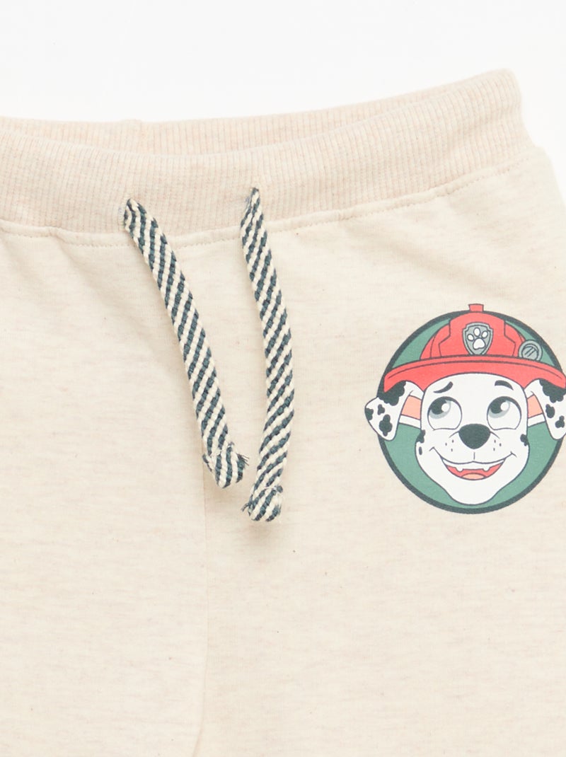 2-delige jogging set van fleece 'Pat' Patrouille' Biege - Kiabi