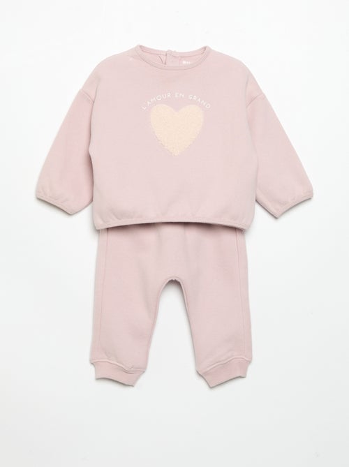 2-delige joggingset - Sweater + broek - Kiabi 2-delige joggingset - Sweater + broek - Kiabi