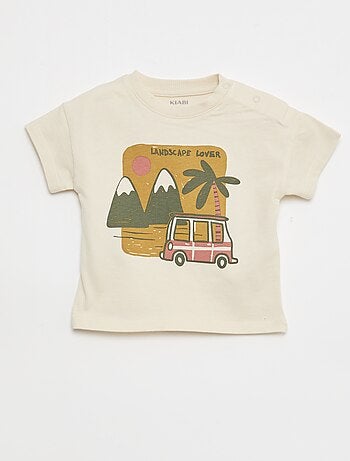 2-delige katoenen set: T-shirt + short
