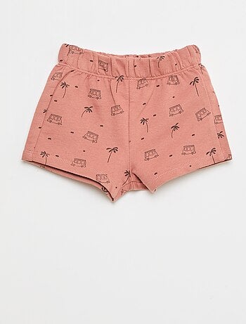 2-delige katoenen set: T-shirt + short