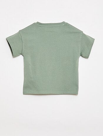2-delige katoenen set: T-shirt + short