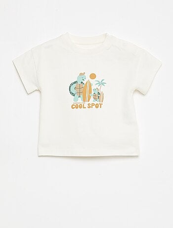 2-delige katoenen set: T-shirt + short