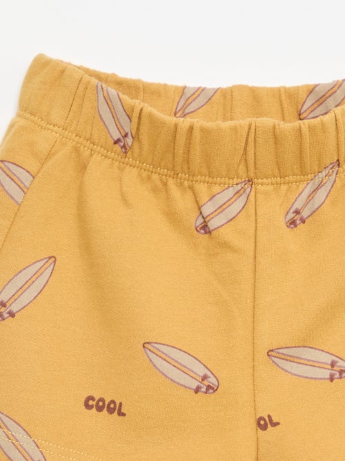 2-delige katoenen set: T-shirt + short - Kiabi