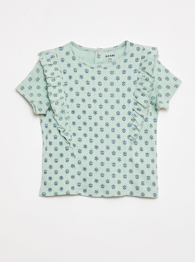 2-delige korte pyjama Groen - Kiabi