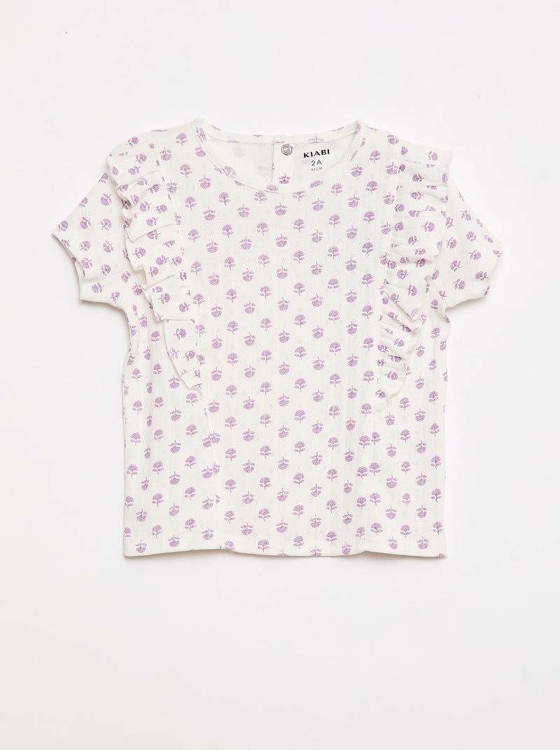 2-delige korte pyjama Wit - Kiabi