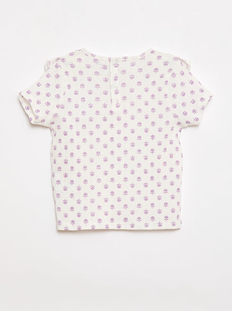 2-delige korte pyjama Wit - Kiabi
