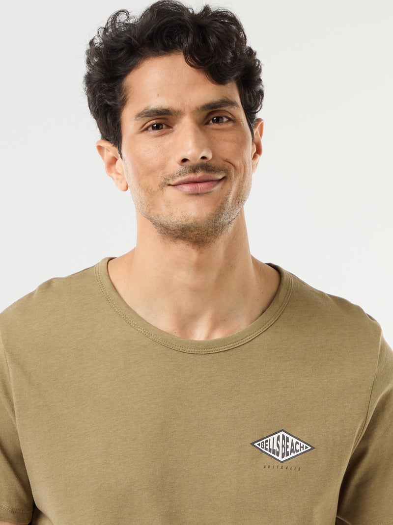 2-delige korte pyjamaset - T-shirt + short Groen - Kiabi