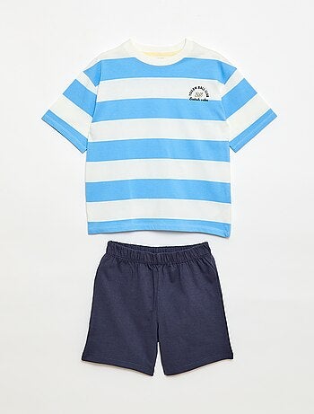 2-delige korte pyjamaset met T-shirt en short