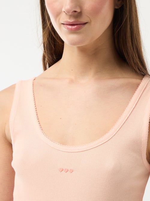 2-delige korte pyjamaset met vichyruit - Kiabi