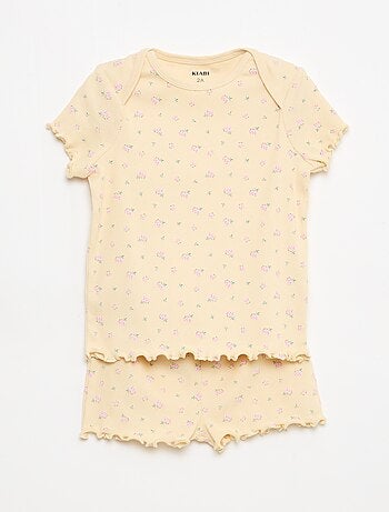 2-delige korte pyjamaset T-shirt + short